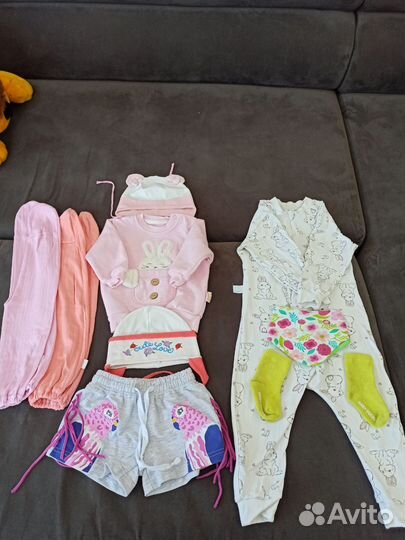 Одежда для девочки пакетом 80 86 92