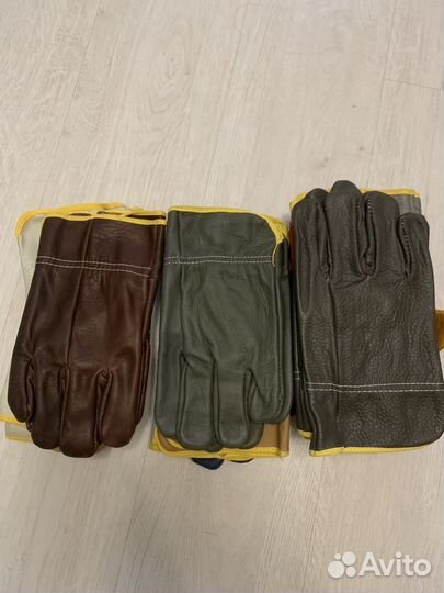 Перчатки рабочие кожаные