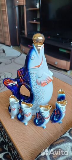 Сувенирный фарфоровый набор рыба