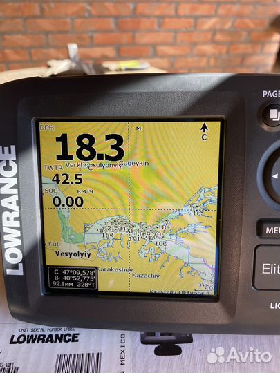 Эхолот lowrance elite 5 DSI