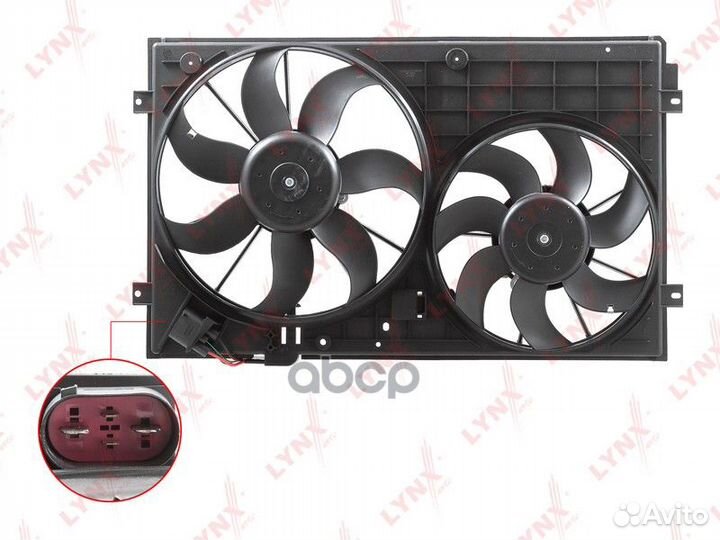 Вентилятор радиатора с кожухом DER32011;LFK 18K