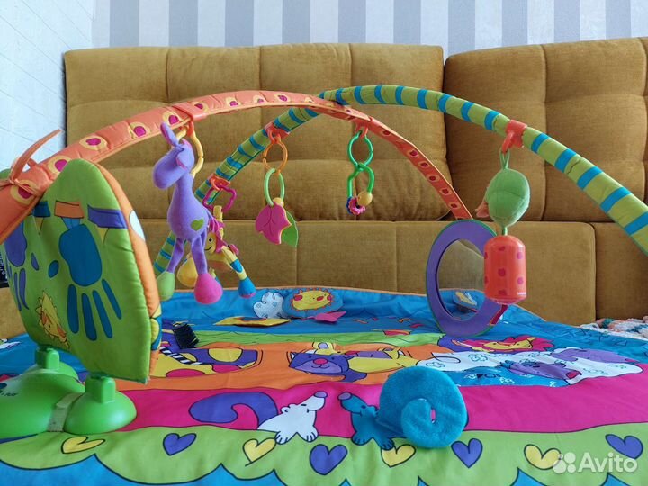 Развивающий коврик tiny love зоопарк