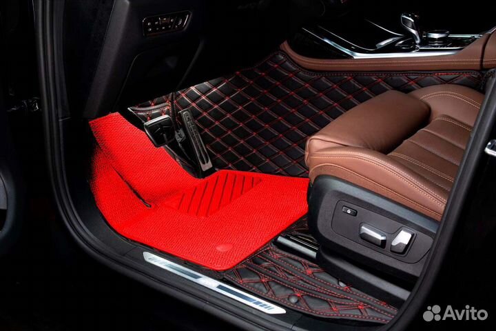 3D Коврики Range Rover Салон Багажник из Экокожи