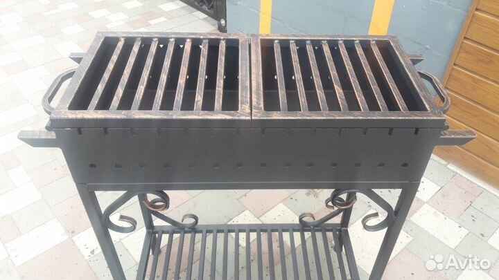 Мангал с полками арт. 0004 из 4мм