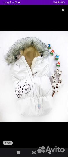 Зимний комплект на выписку