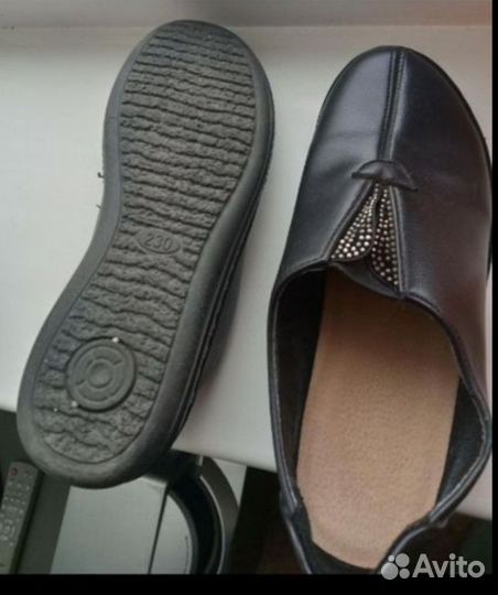 Туфли кожаные
