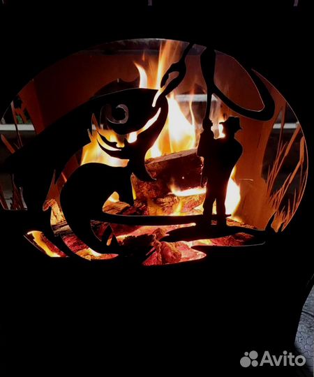 Костровая чаша квадратная с доставкой по РФ