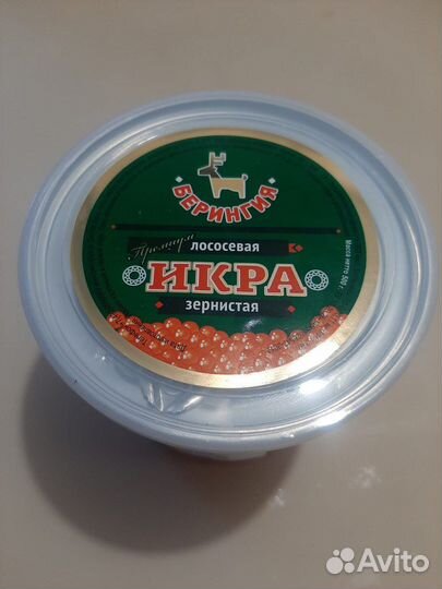 Красная икра нерки, 100 гр
