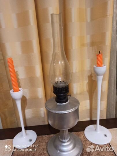 Керосиновая лампа стекло