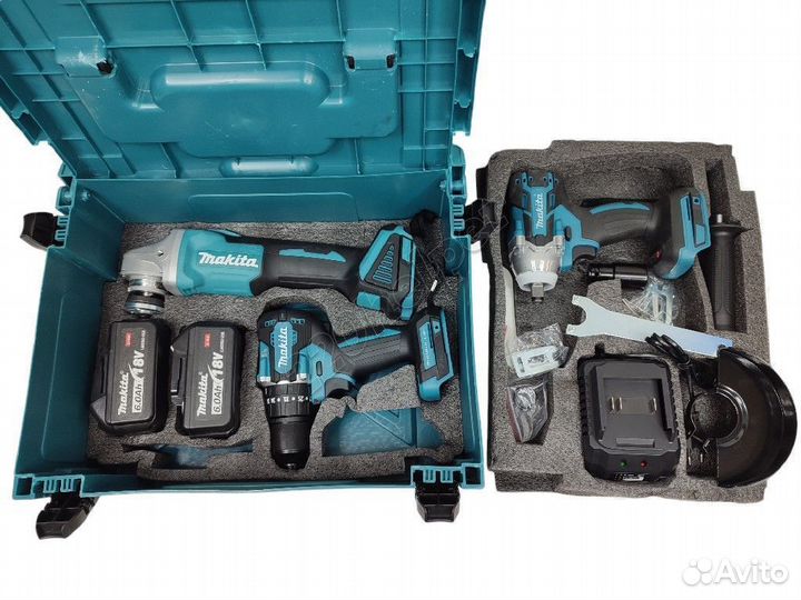 Набор BL Makita 3в1 ушм шуруповерт гайковерт м