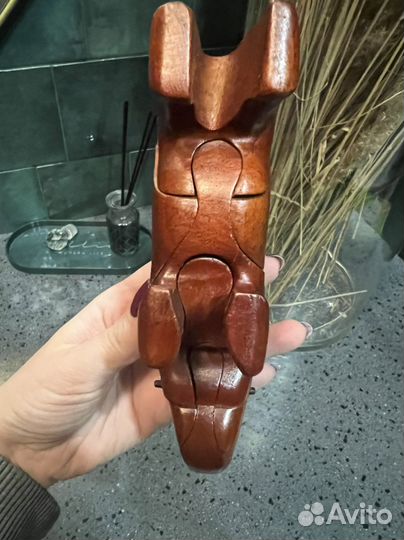 Слон - пазл из красного дерева из Тайланда новый