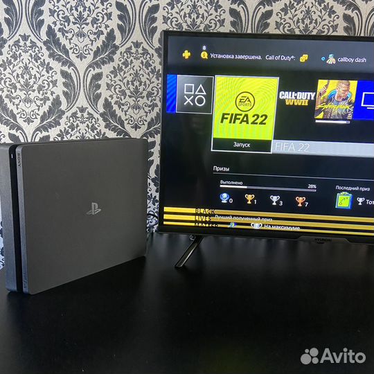 Sony playstation 4 slim 1 tb +30топ игр