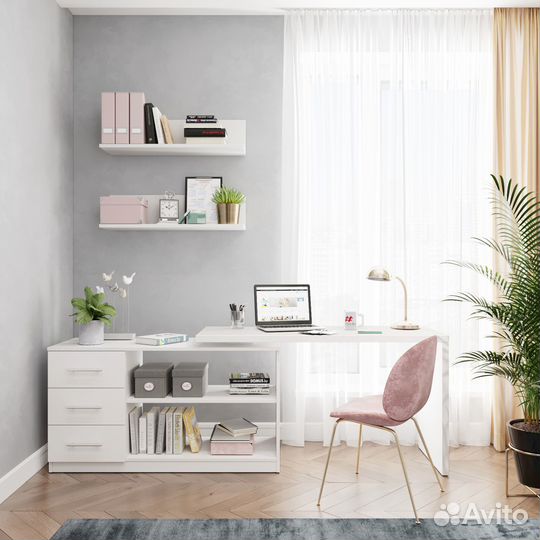 Угловой поворотный стол домус стр04