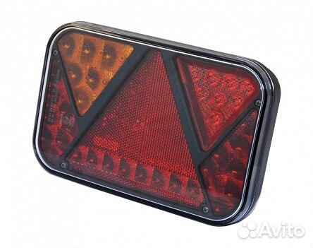 Фонарь задний 6 функций LED правый с байонетом 5-п