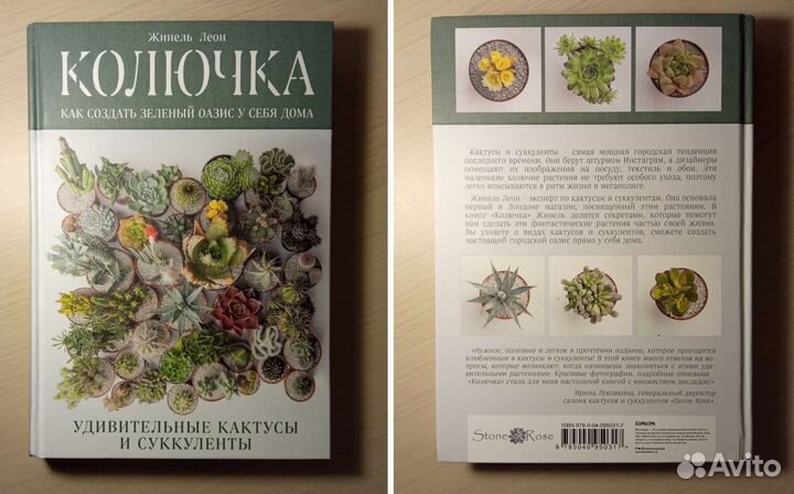 Набор для кактусов и суккулентов + книга