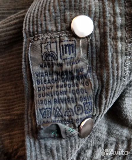 Джинсы Valentino W34-36 (W40) вельвет. Оригинал