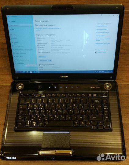 Ноутбук toshiba satellite A350-20J