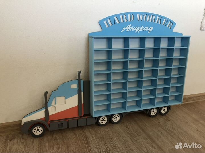 Полка парковка для машинок игрушек