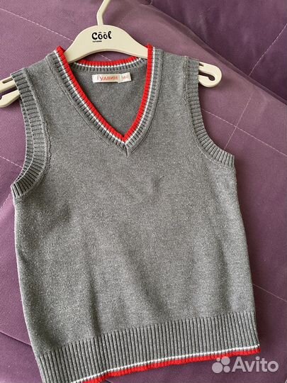 Жилетка для мальчика школьный 140