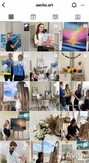 Мастер-классы по живописи, арт-вечеринки