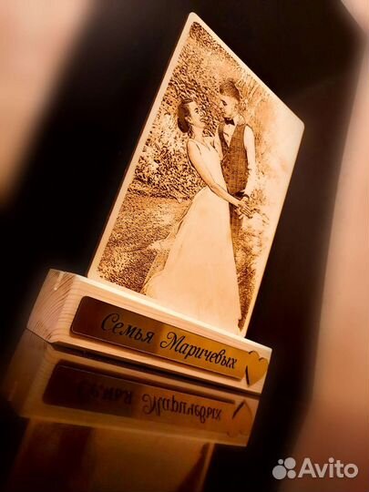 Выжигание на дереве, портрет