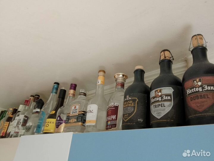 Набор бутылок для интерьера