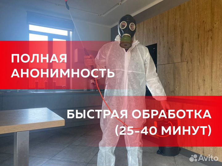 Дезинфекция. Уничтожение тараканов, клопов, клещей