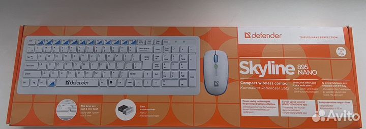 Беспроводная мышь и клавиатура