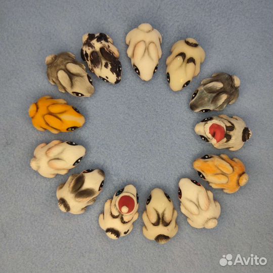 Фигурка зайчик ручная работа