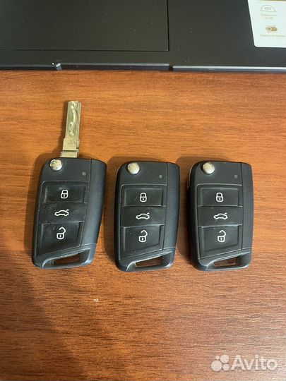 Ключ зажигания Skoda Octavia A7