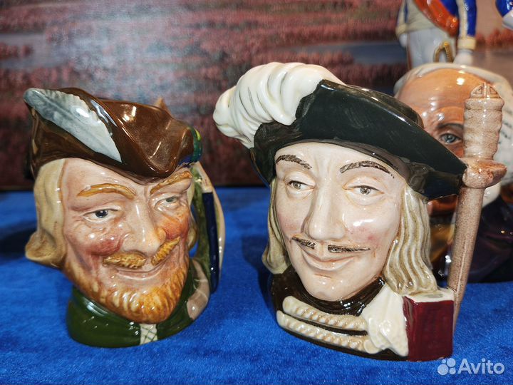 Тоби.Royal Doulton.Джейн Сеймур.Мерлин.Арамис