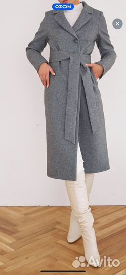 Пальто женское демисезонное 46