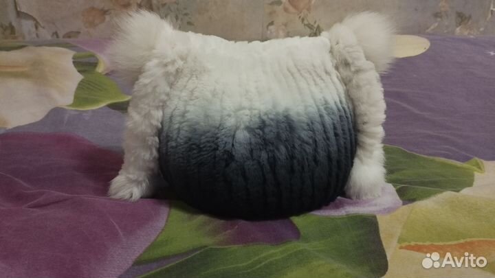 Шапка резинка зимняя для девочки