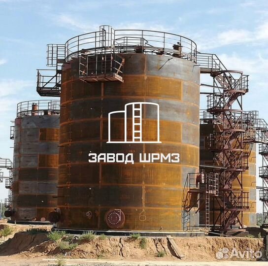 Резервуар вертикальный стальной объем 2000 кубов