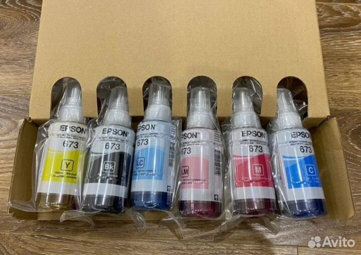 Оригинальные чернила Epson 673