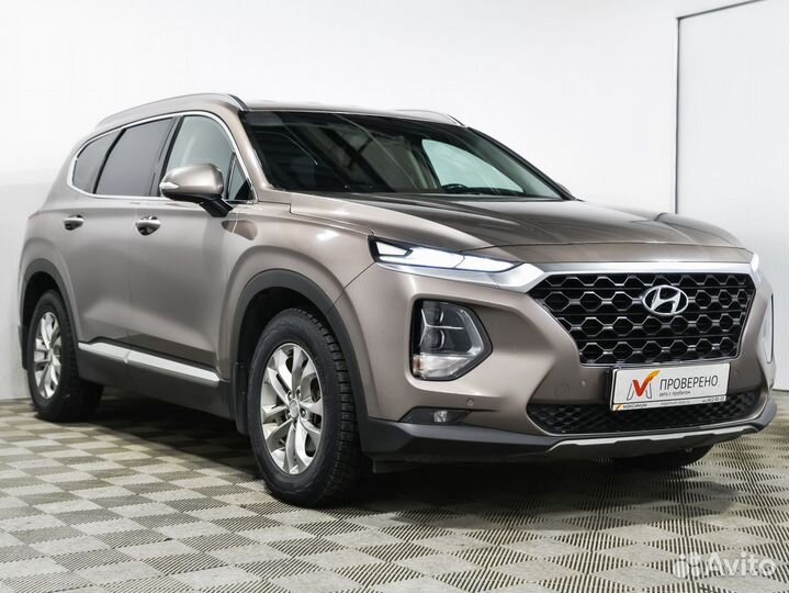 Hyundai Santa Fe 2.2 AT, 2019, 109 000 км
