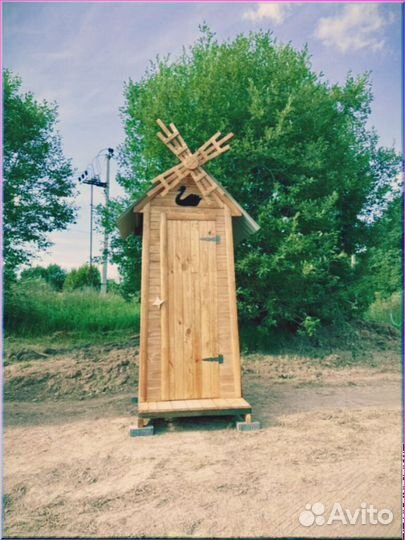 Уличный туалет с установкой щэя 624