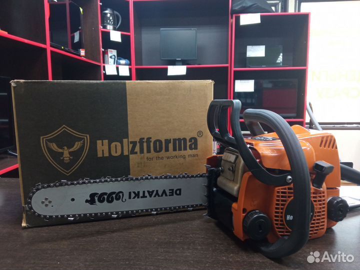 2) Бензопила Holzzfforma (G 180)