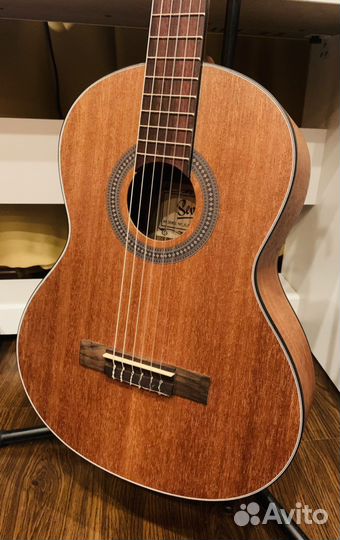 Гитара Детская 3/4 + Аксессуар (красное дерево)