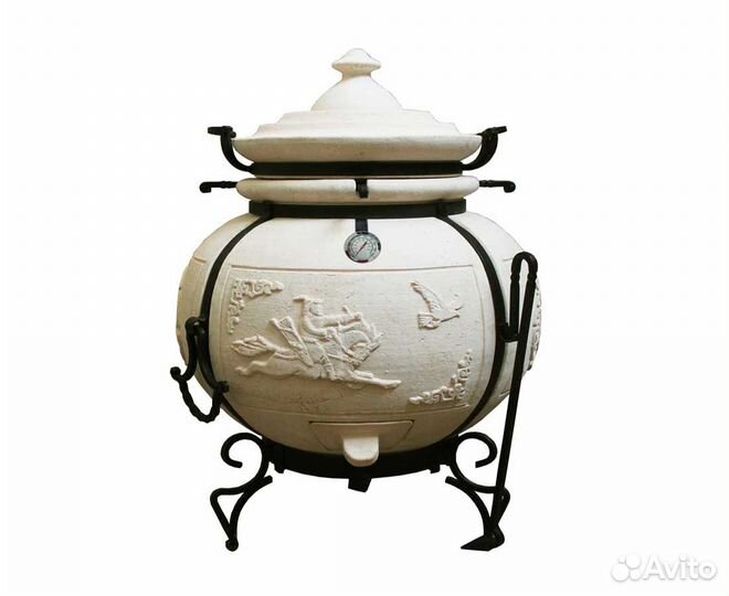 Тандыр «Ханская охота» с термодатчиком