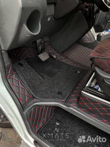 3D коврики из экокожи для ГАЗель Next