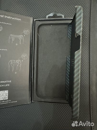 Чехол на iPhone 12 pro max pitaka синий