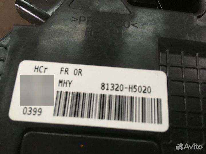 Замок двери передней правой Hyundai Solaris 2