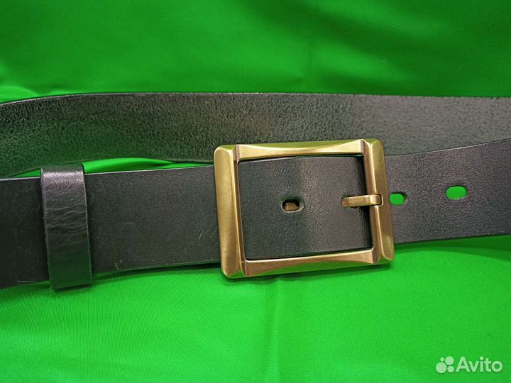 Мужской кожаный ремень ручной работы