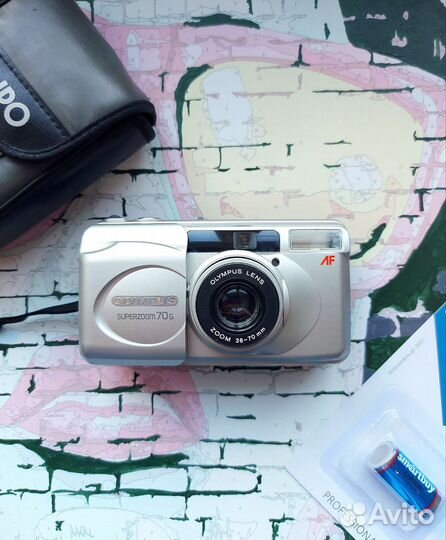 Olympus Superzoom 70G плёночный фотоаппарат