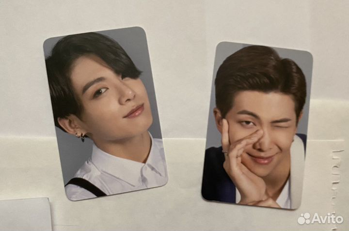 BTS карты Samsung Jungkook/ RM
