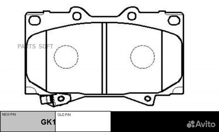 CTR CKT29 CKT-29 колодки дисковые передние\ Toyota