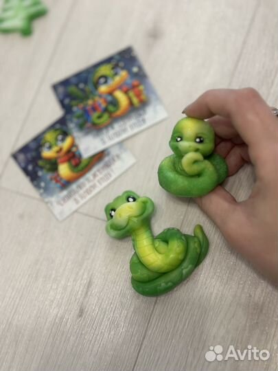 Новогоднее мыло ручной работы