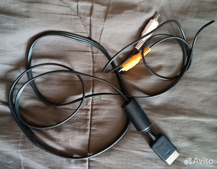 Кабель - тюльпан sony playstation 1 к телевизору