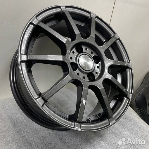 Литые диски R15 4/100 Скад Акита Графит